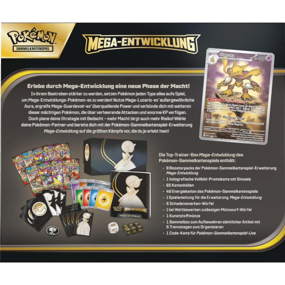Pokémon - Mega Entwicklung - Top Trainer Box Guardevoir (DE)