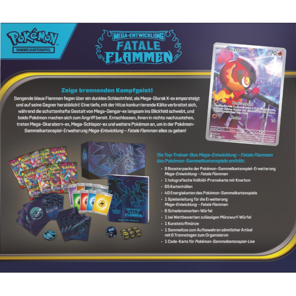 Pokémon - Fatale Flammen - Top Trainer Box (DE)